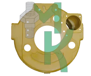 Capa seca motor Mercedes Trator Michigan Case Fiat Caixa Seca Carcaça Acoplamento Volante Trator Case W20 Michigan E69544, E68860, 75203961